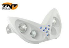 201302A MASCHERA QUATTRO FARI ALOGENI CON LED BLU SCOOTER YAMAHA AEROX NITRO