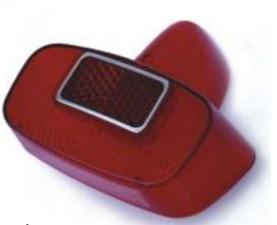 RP013 PLASTICA ROSSA FARO POSTERIORE VESPA VNB VBB SIEM PIAGGIO