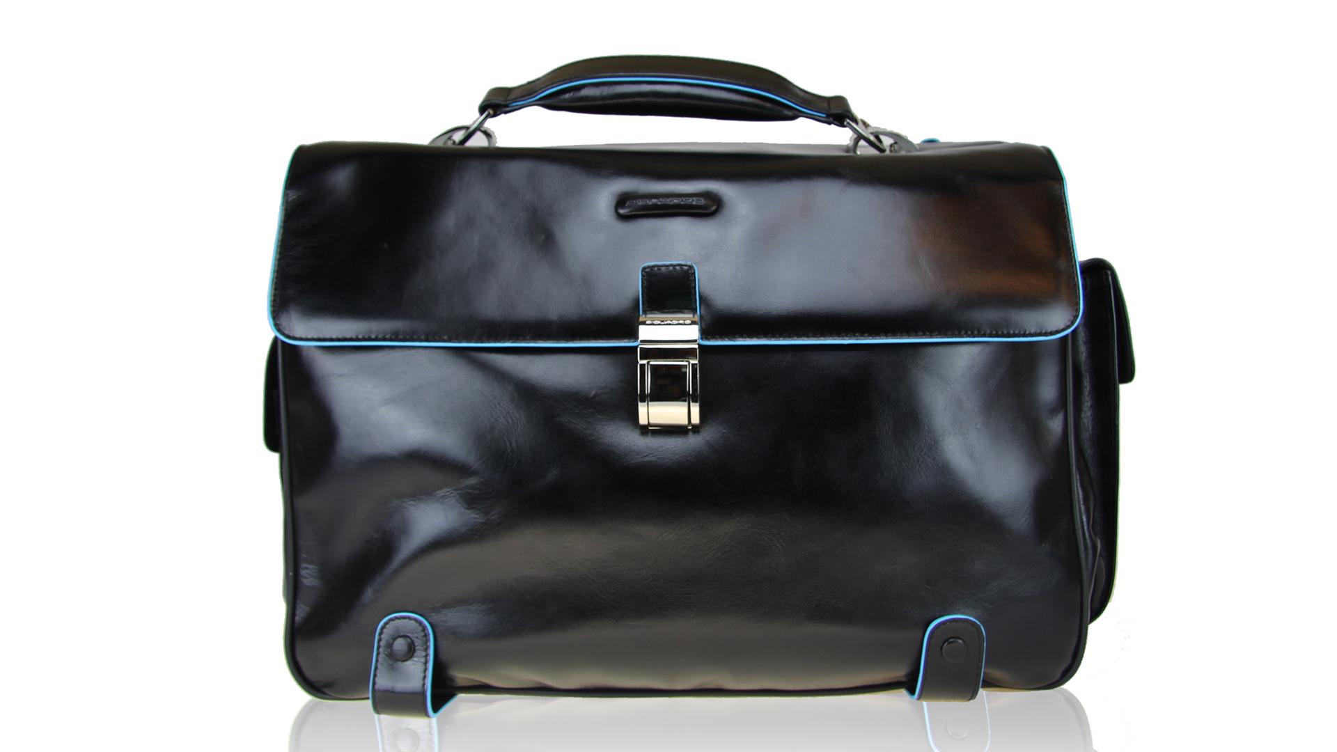 Sac business Piquadro Blue square CA1066B2 NERO