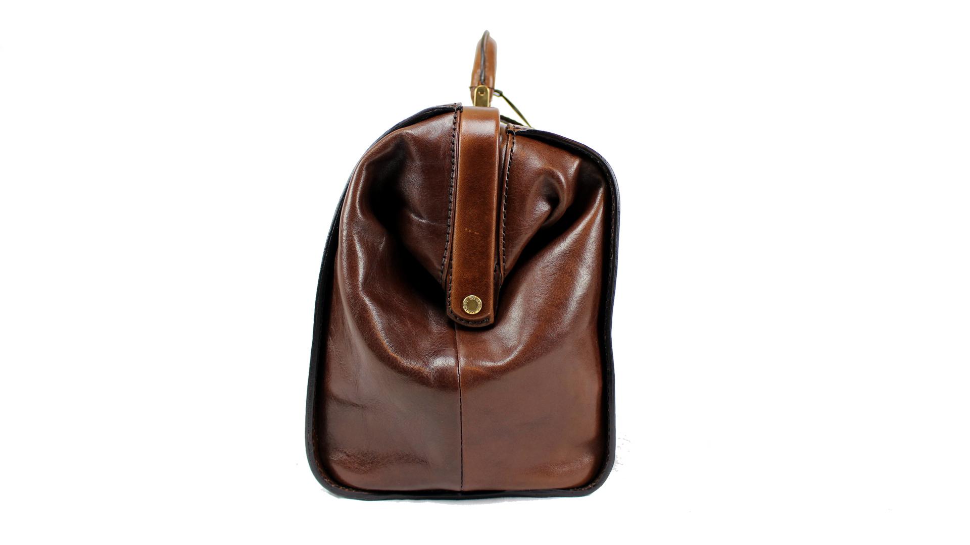 Monalisa Doctor Gladstone Leather Bag