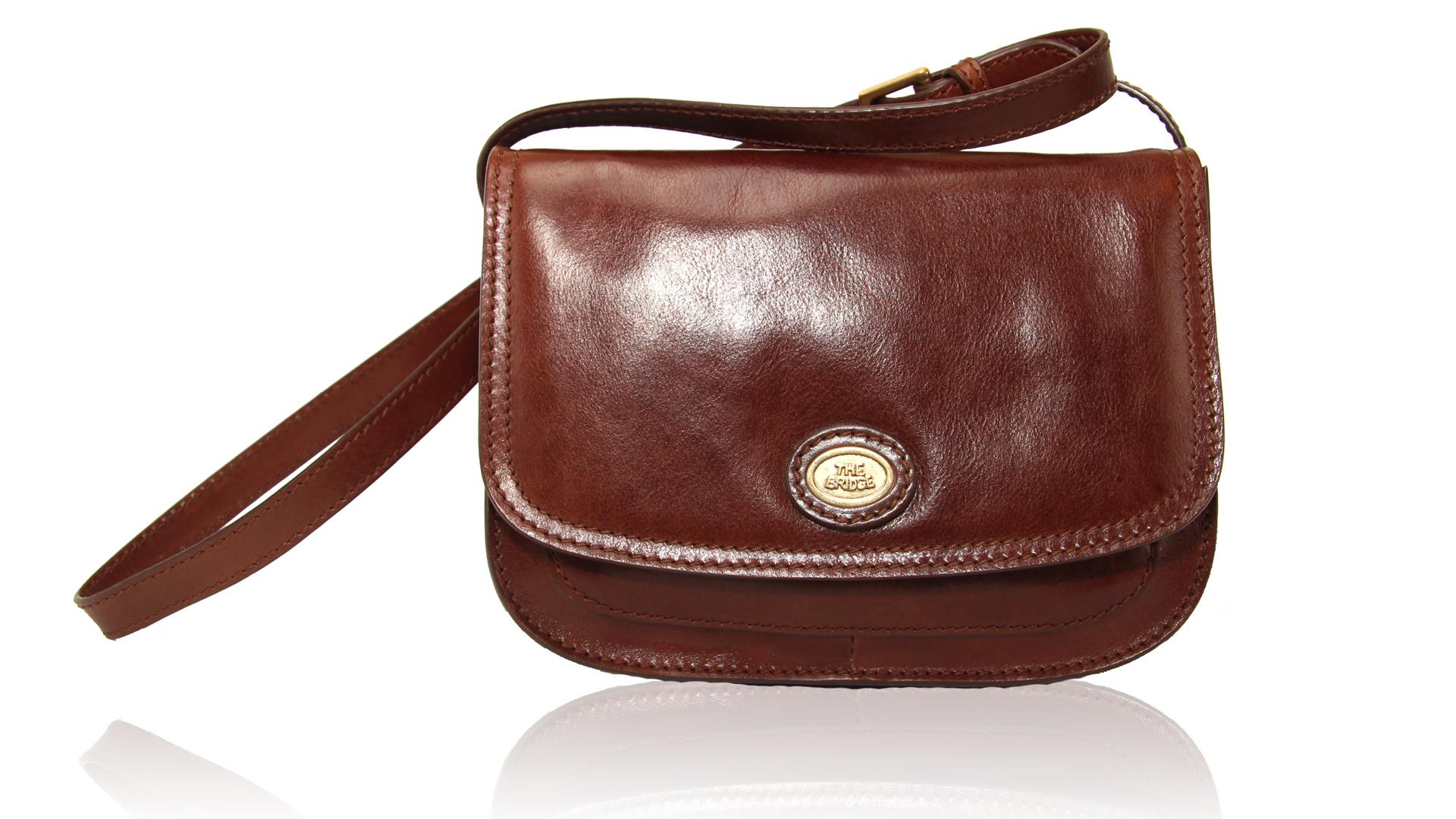 Shoulder bag  The Bridge  04402201 14 cuoio