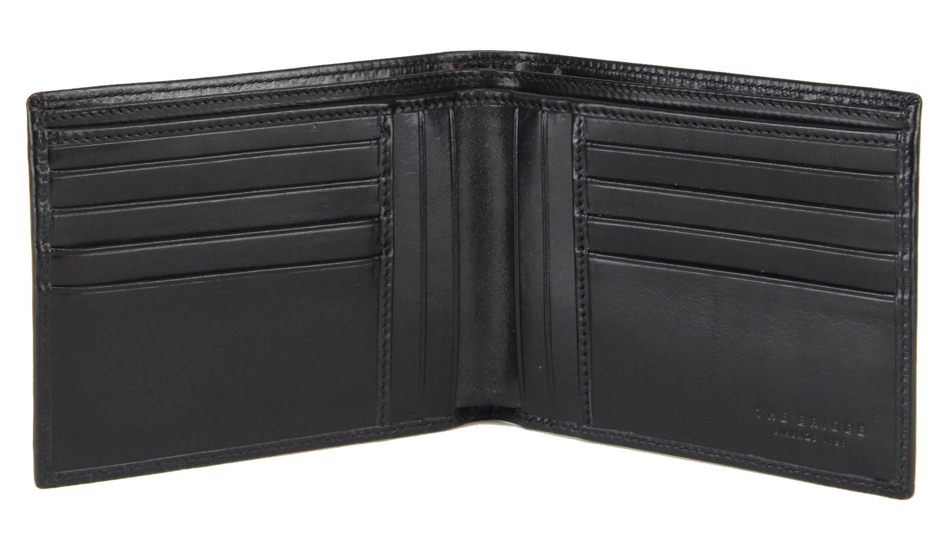 Man wallet The Bridge  01403701 20 Nero