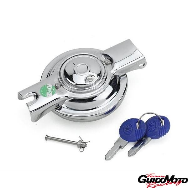 Tappo Serbatoio Completo Di Chiave Olympia Per Vespa PX 125, 150, 200E Prima Serie