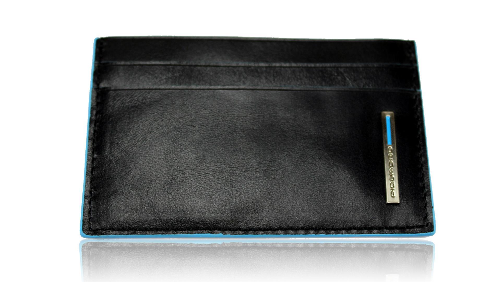 Porta carte di credito Piquadro Blue square PP906B2 Nero