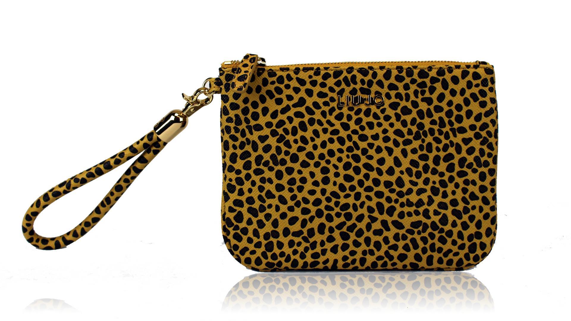 Porta oggetti Liu Jo Anna A65125 E0087 GIALLO SENAPE+MORO