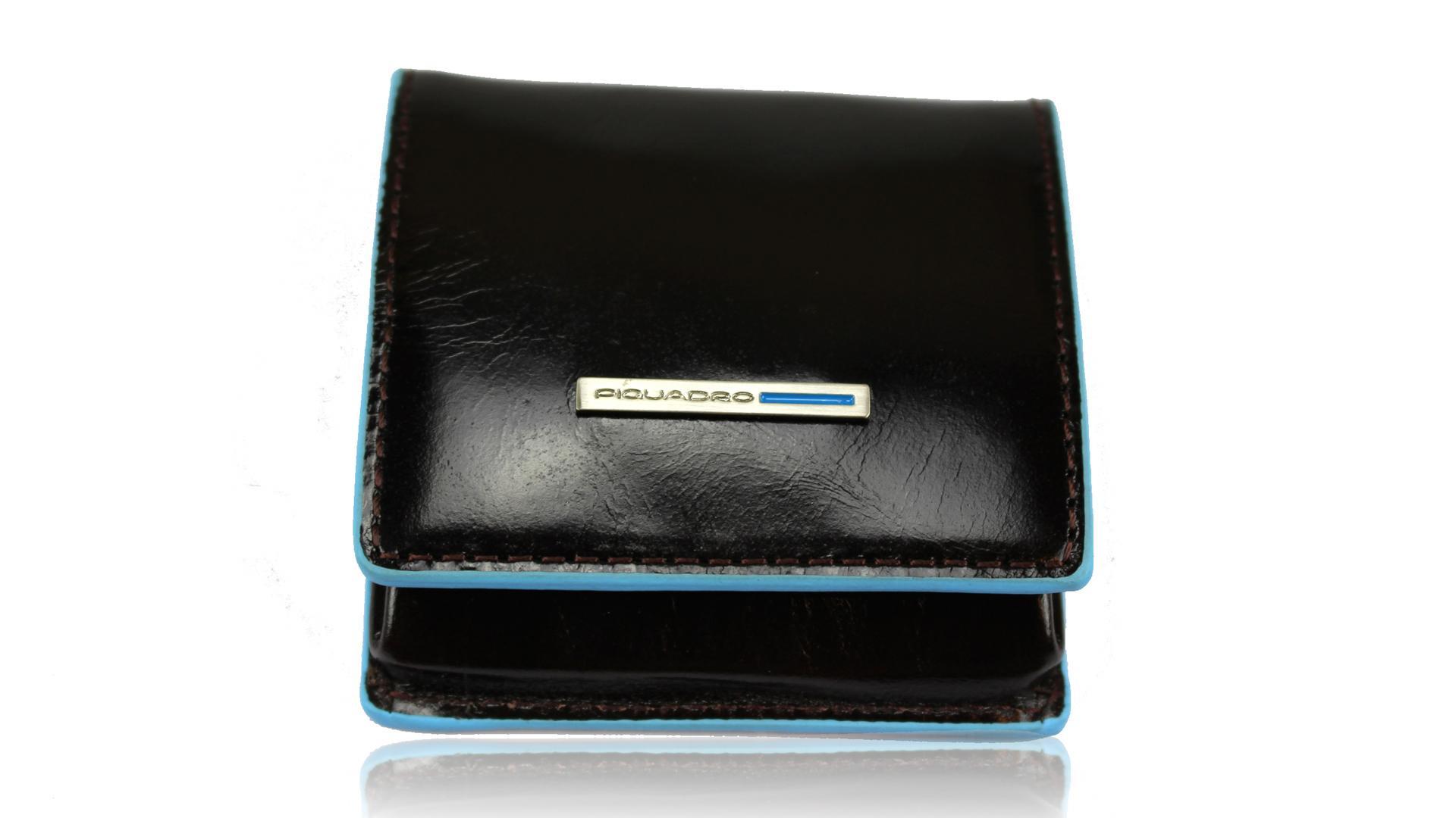 Porta spiccioli Piquadro Blue square PU2634B2 Mogano