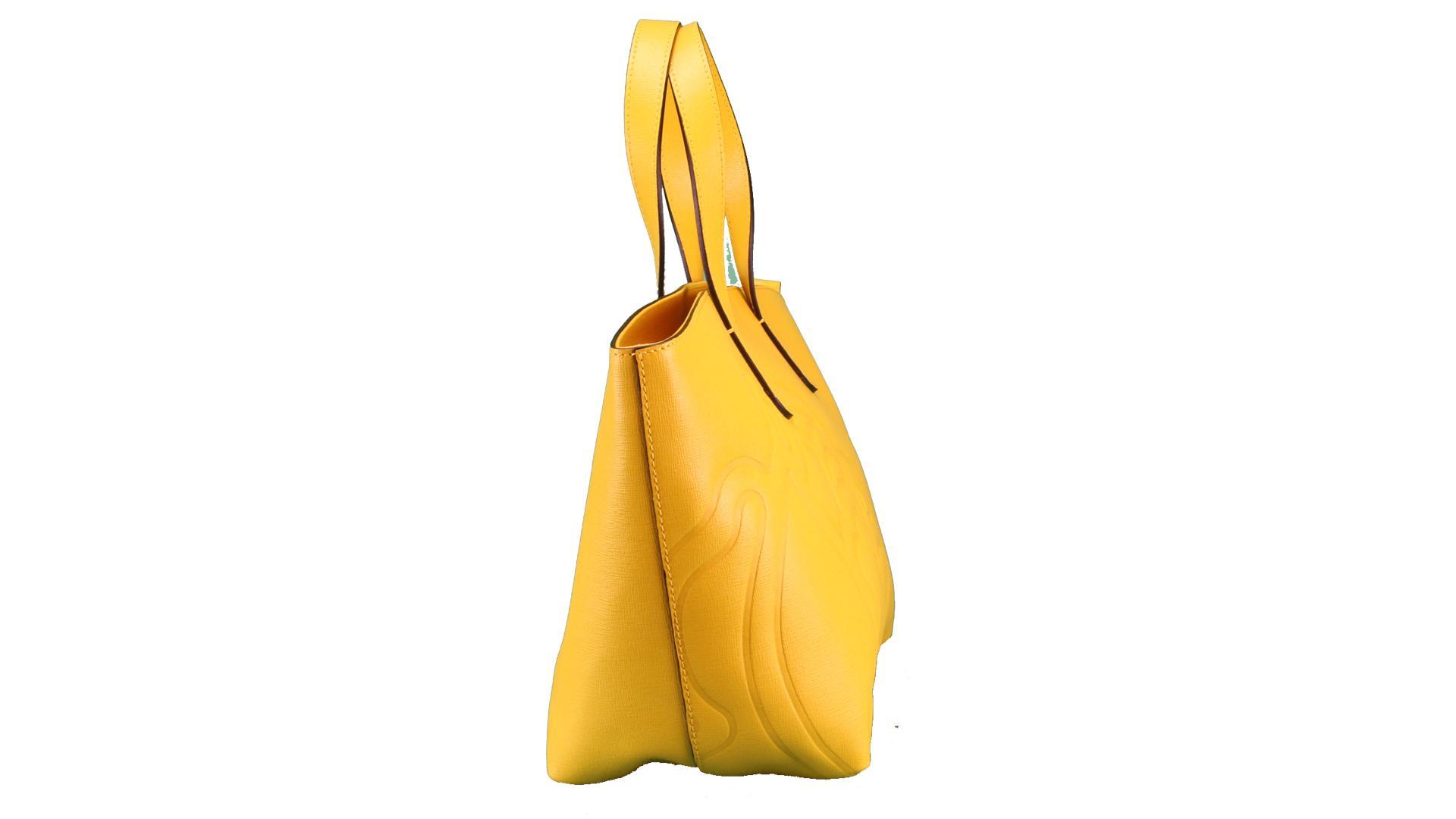 Borsa a mano e tracolla Braccialini NINFEA B10412 GIALLO