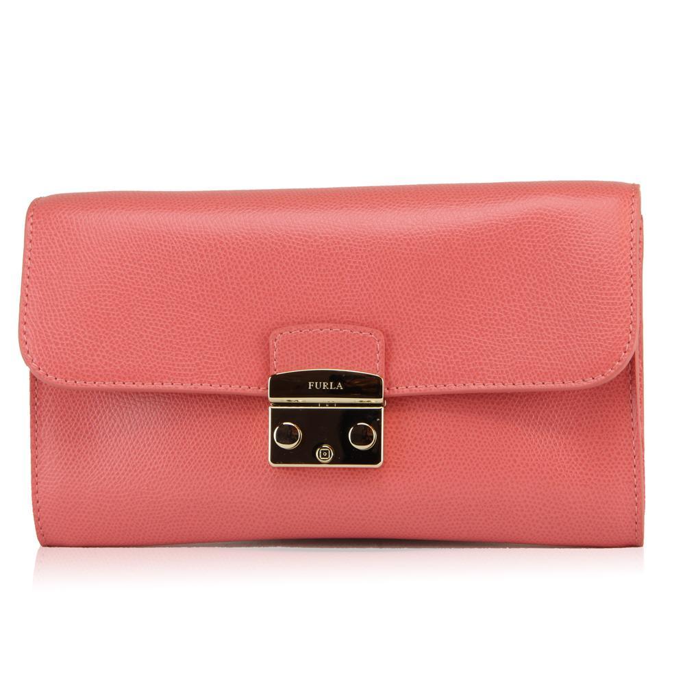 Borsa a tracolla Furla METROPOLIS 810885 COLOR CORALLO