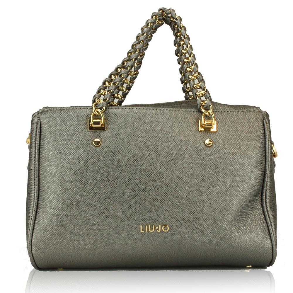 Bauletto Liu Jo ANNA CHAIN A66003 E0087 GUN METAL