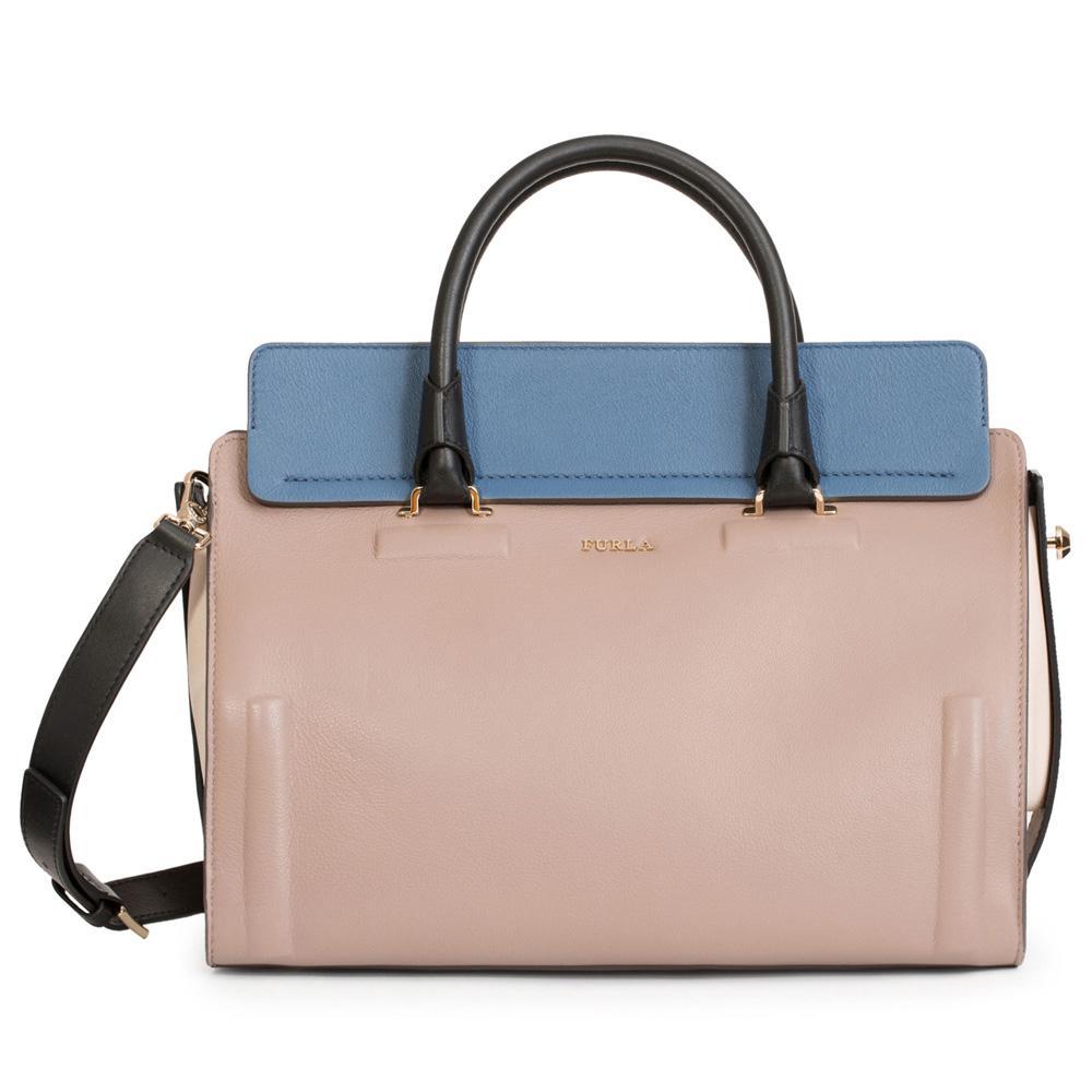 Bauletto Furla VALENTINA 837929 TORTORA a+BLU COBALTO a