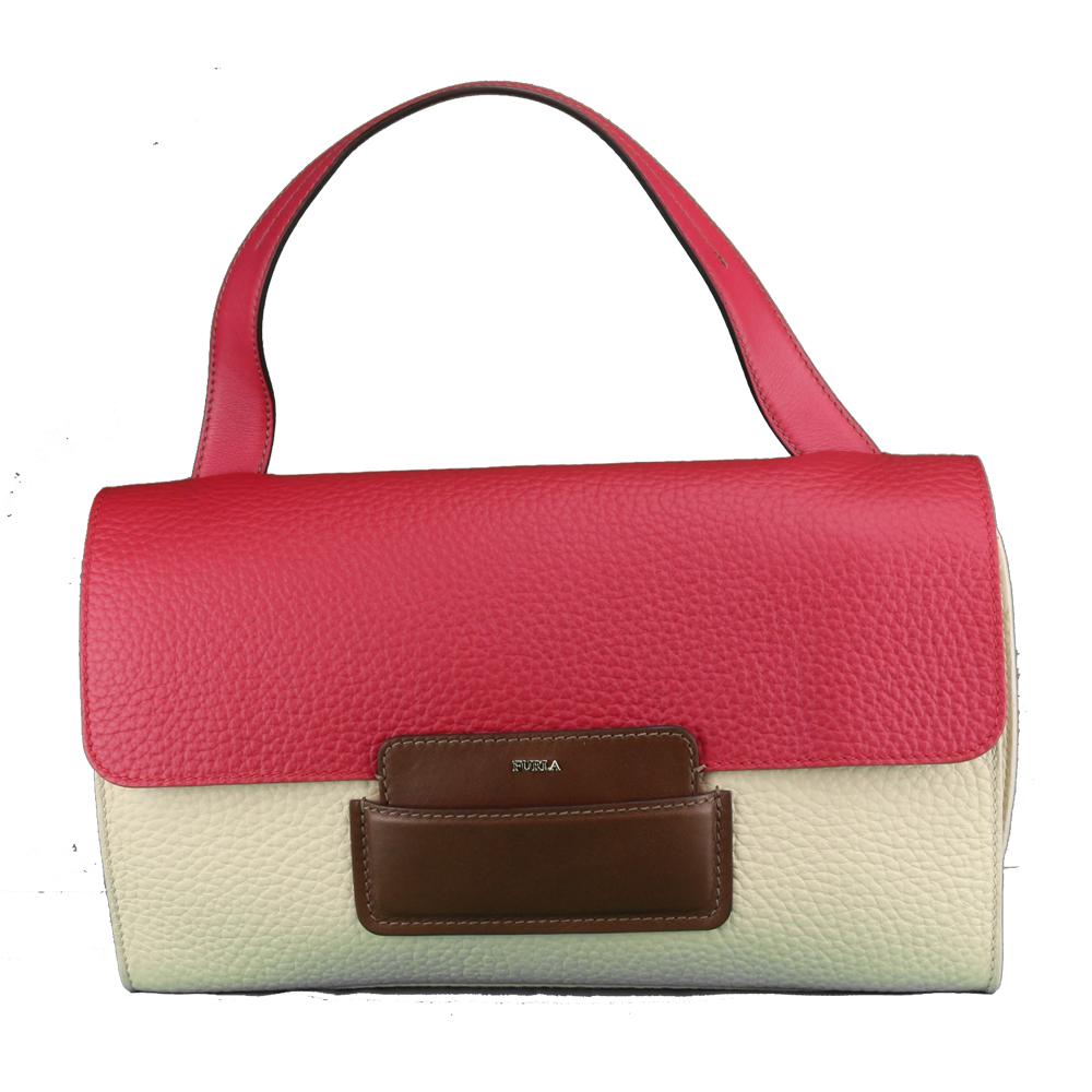 Borsa a spalla Furla MAIA 869624 ACERO+RUBY+GLACE b
