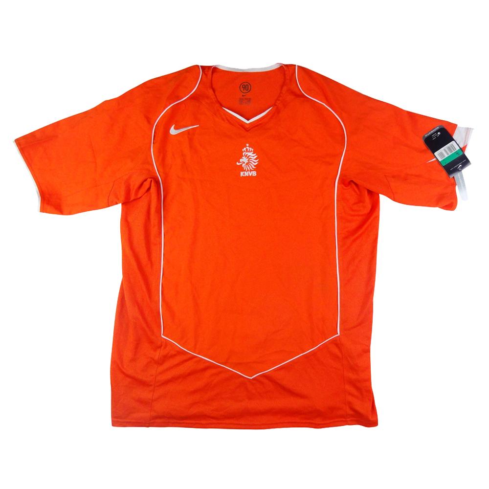 Maillot Hollande (Pays-Bas) Nike, Autographié Par Edgar Davids, Avec Certificat, Occasion