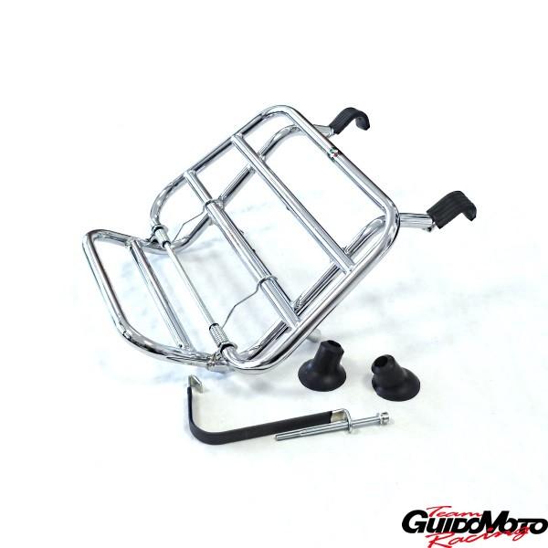 Portapacchi Anteriore Cromato Per Vespa GTS HPE 2019-2021 - Faco, In Metallo, Design Sportivo - Foto 9