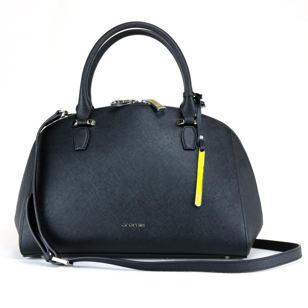 Hand and shoulder bag Cromia PERLA 1403594 NERO LaBorsetteria