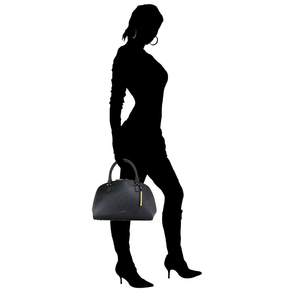 Handtasche und Schultergurt Cromia PERLA 1403594 NERO