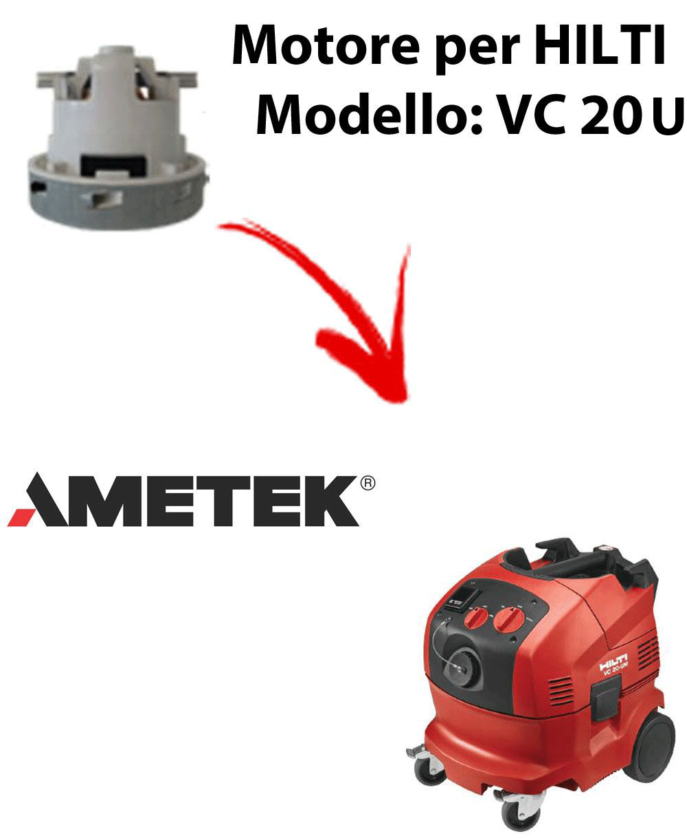 Turbina Di Aspirazione Sostitutiva Per Aspiratori Hilti - Compatibile Con VCD 50, VC 20, VC 30, VC 40-U, VC 60, VCU 40, 1200W