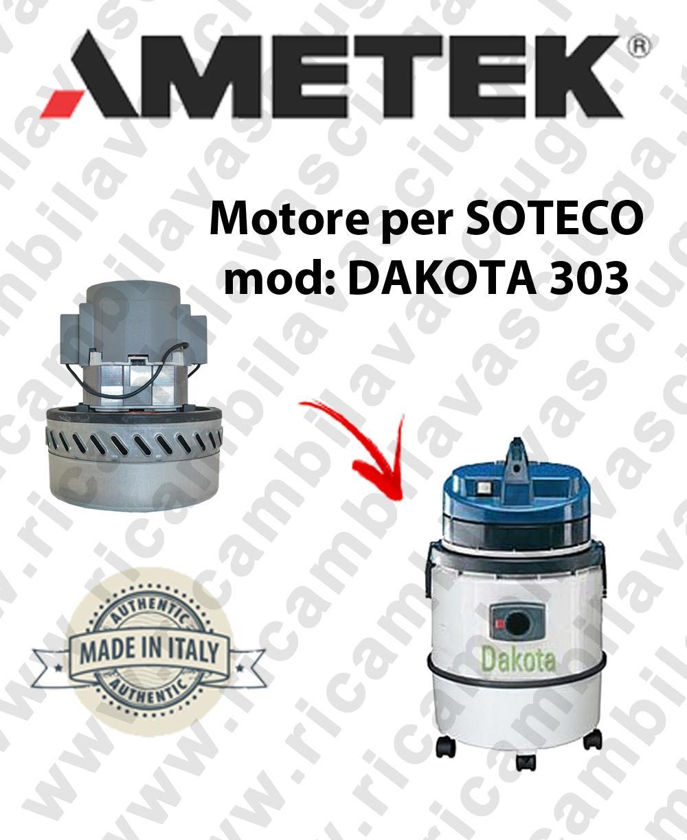 Moteur D'aspiration Ametek BASE 303 - Pour Aspirateur SOTECO - Neuf Sous Emballage