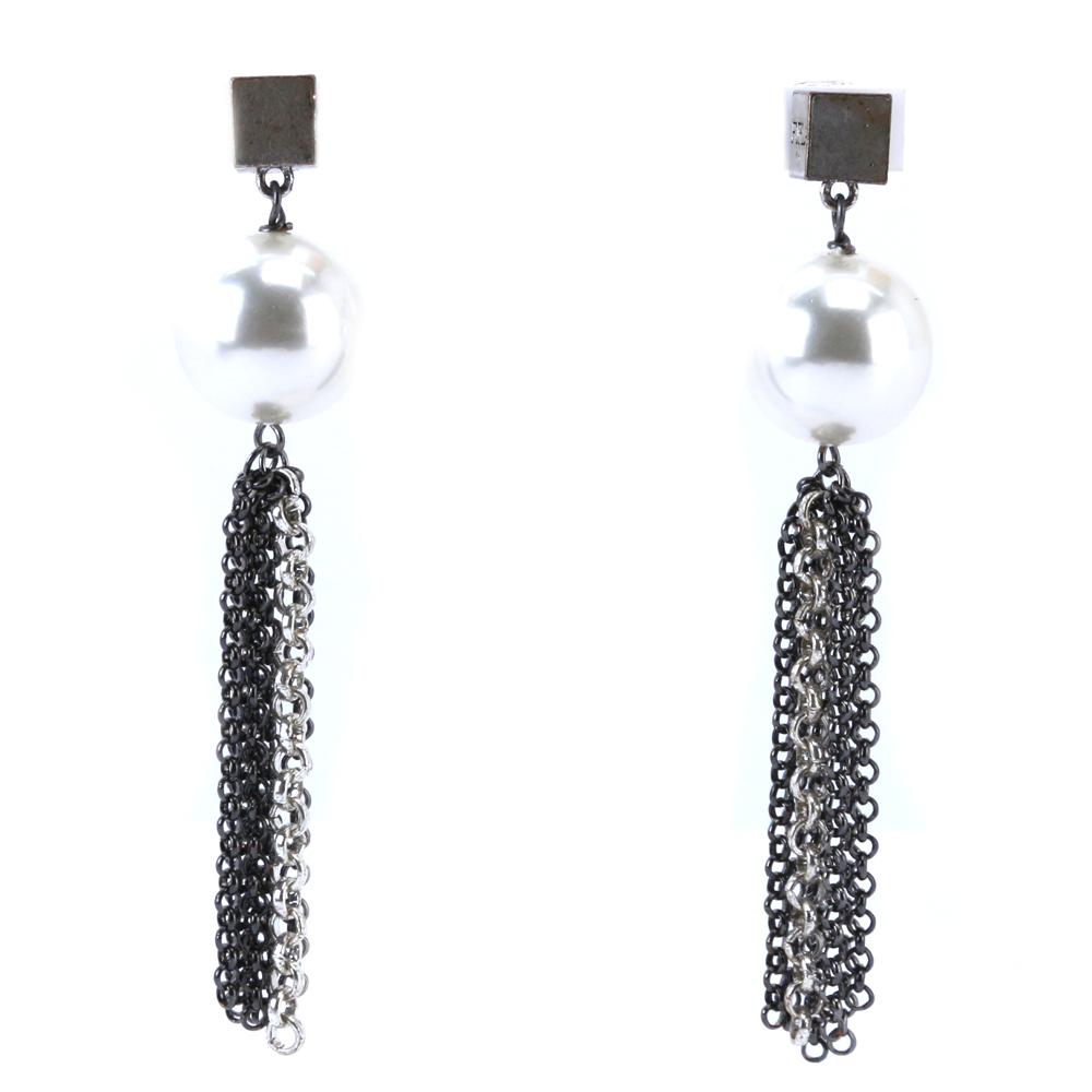 Ohrringe Furla MAIRA 203119 WHITE COTTON