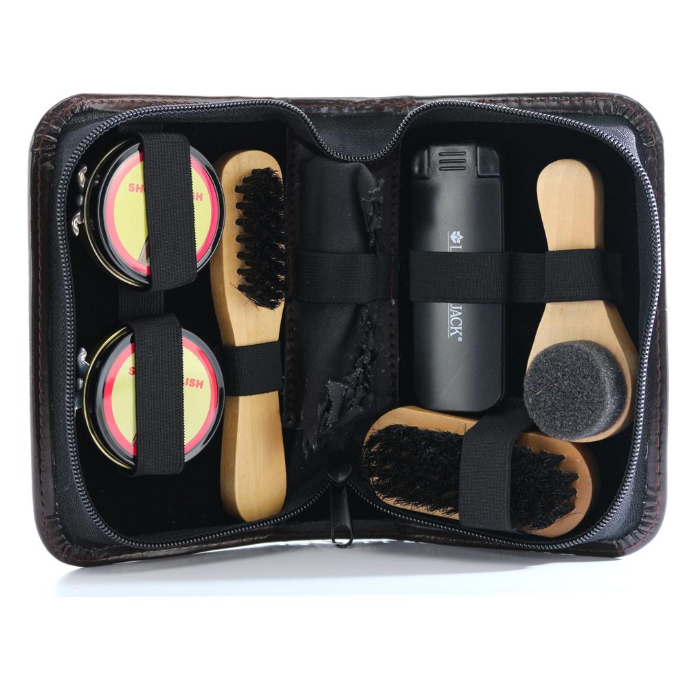 Shoeshine set Lumberjack  R57607 Marrone