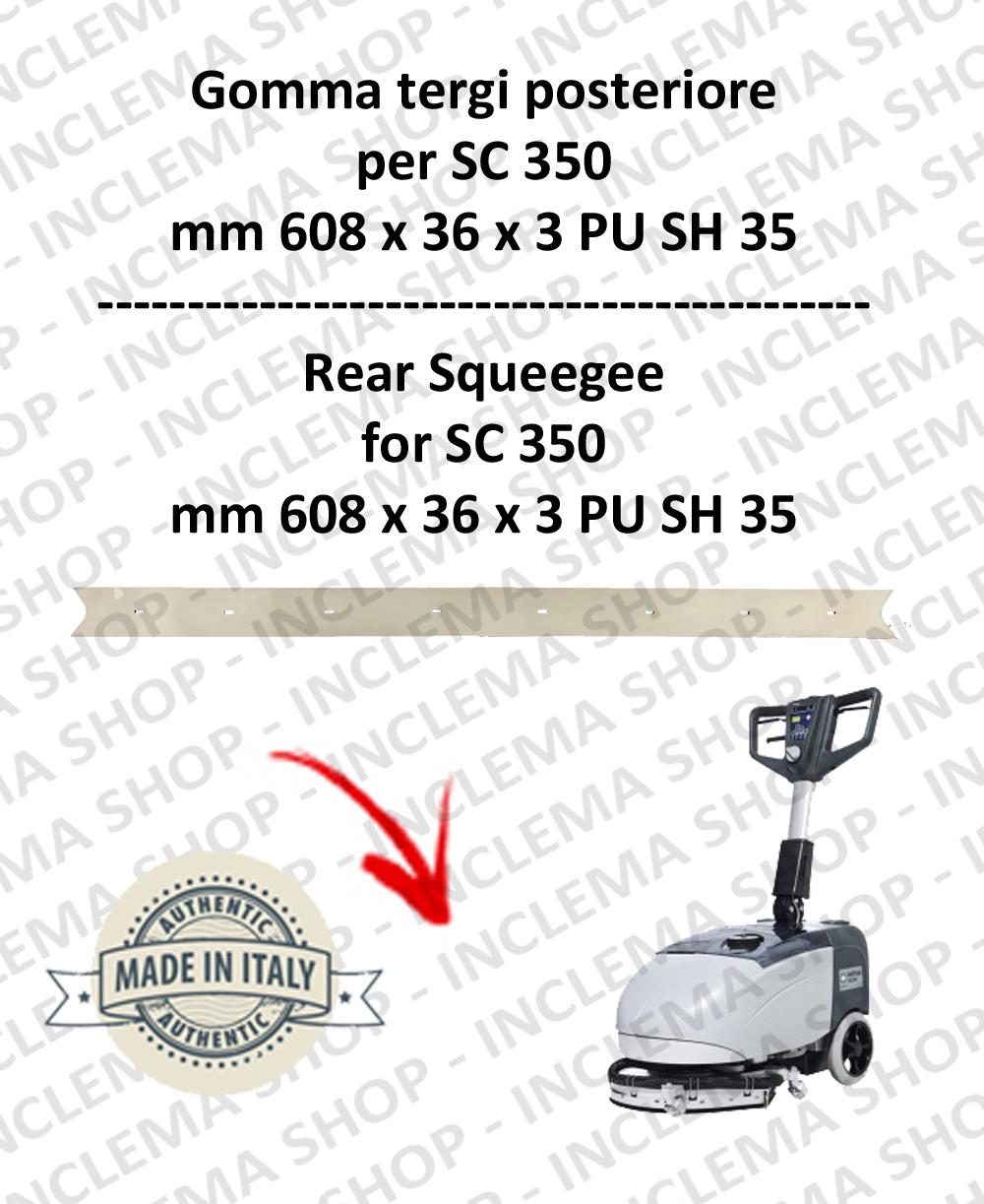 BA 851 - Bavette Avant Compatible Autolaveuses NILFISK - 1120 X 63 X 2,5 Mm