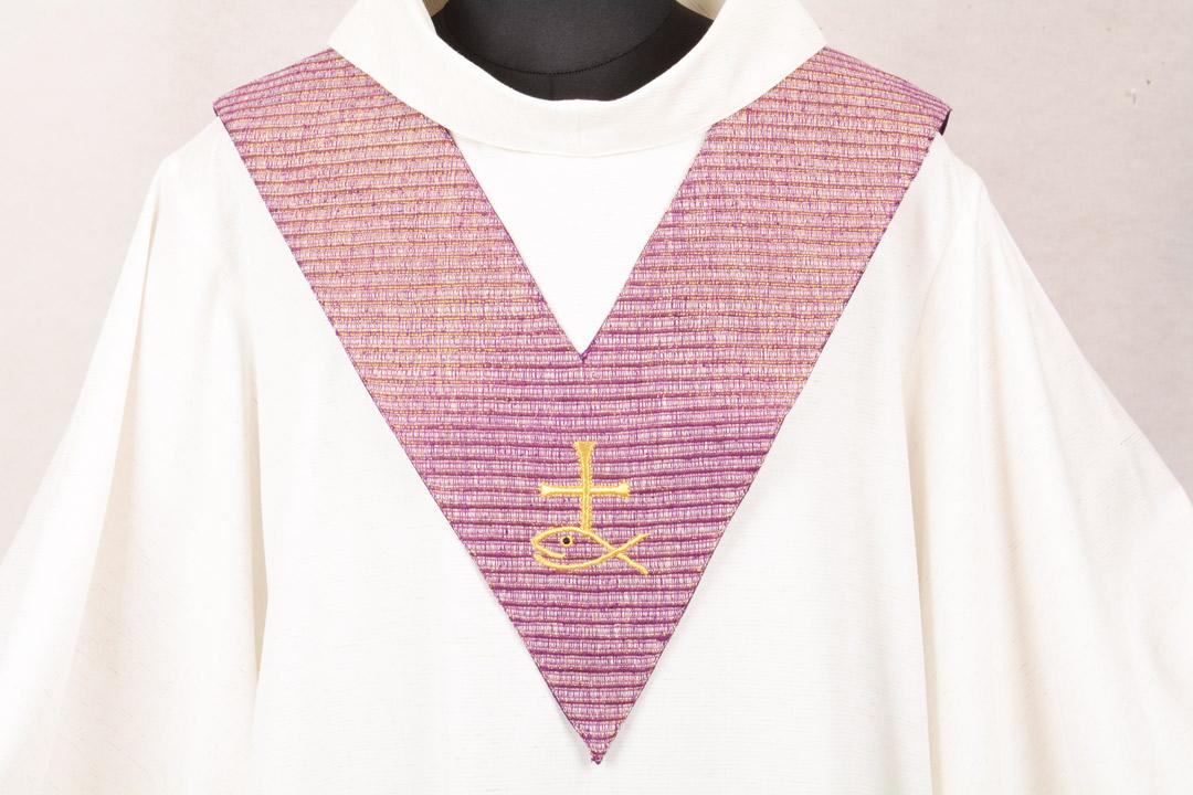 Stola per ministro straordinario viola morello