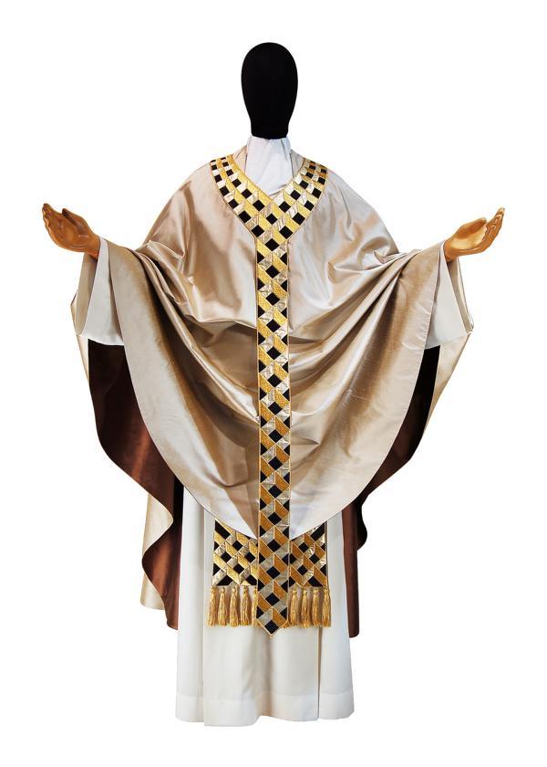 Casula Bizantina C150 Bianca Pura Seta