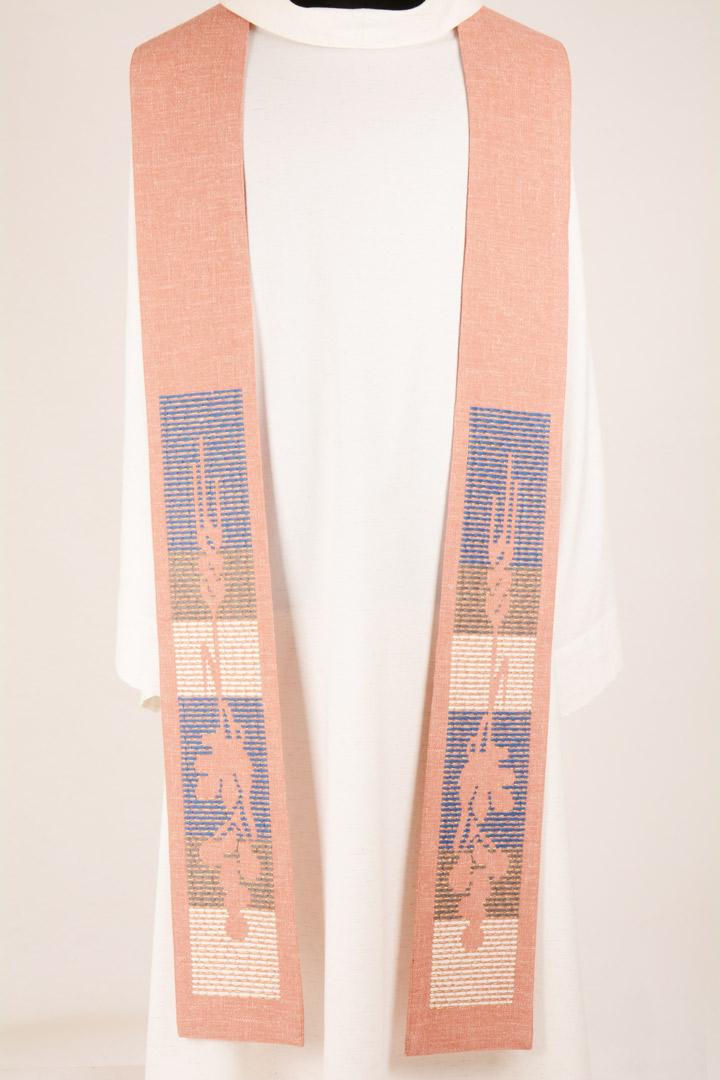 Stola S21 M1 Rosa - Seta Greggia