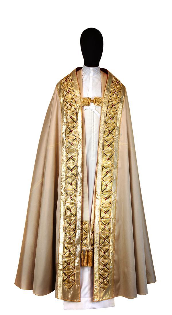 Piviale Croce Greca P154 Pura Seta 