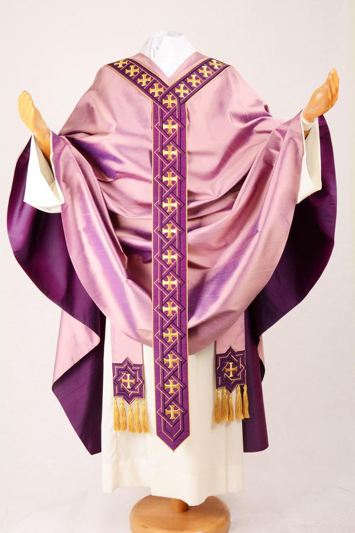 Casula Intreccio C133 Rosa Pura Seta