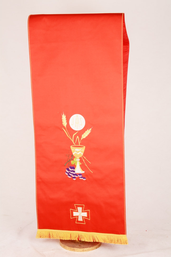 Copri Ambone 1 MA Eucarestia - Rosso - 50 x 260 cm