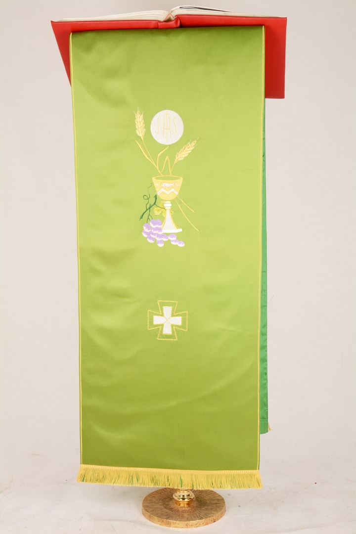 Copri Ambone 1 MA Eucarestia - Verde - 50 x 260 cm