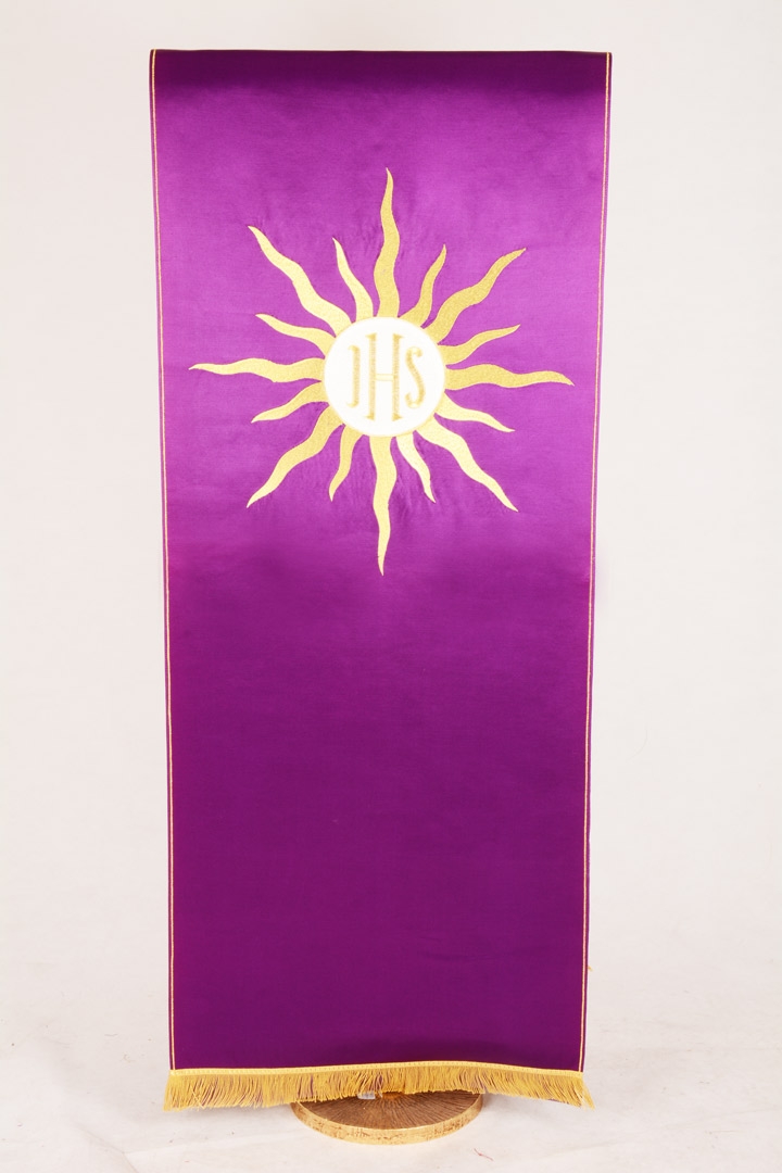 Copri Ambone 19 MA Raggiera Ostia - Viola - 50 x 260 cm