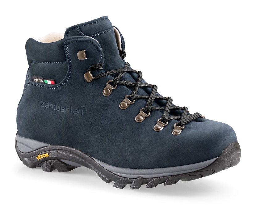 Blue timberland shop hiking boots