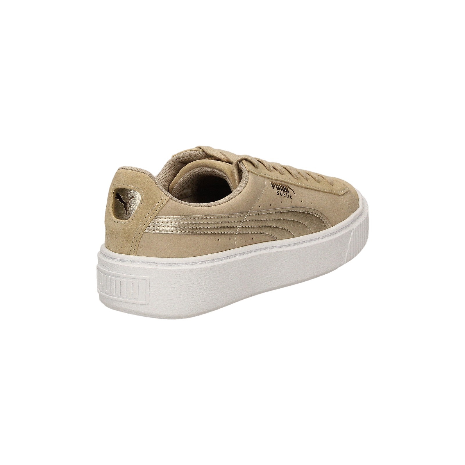 Puma suede platform store donna oro