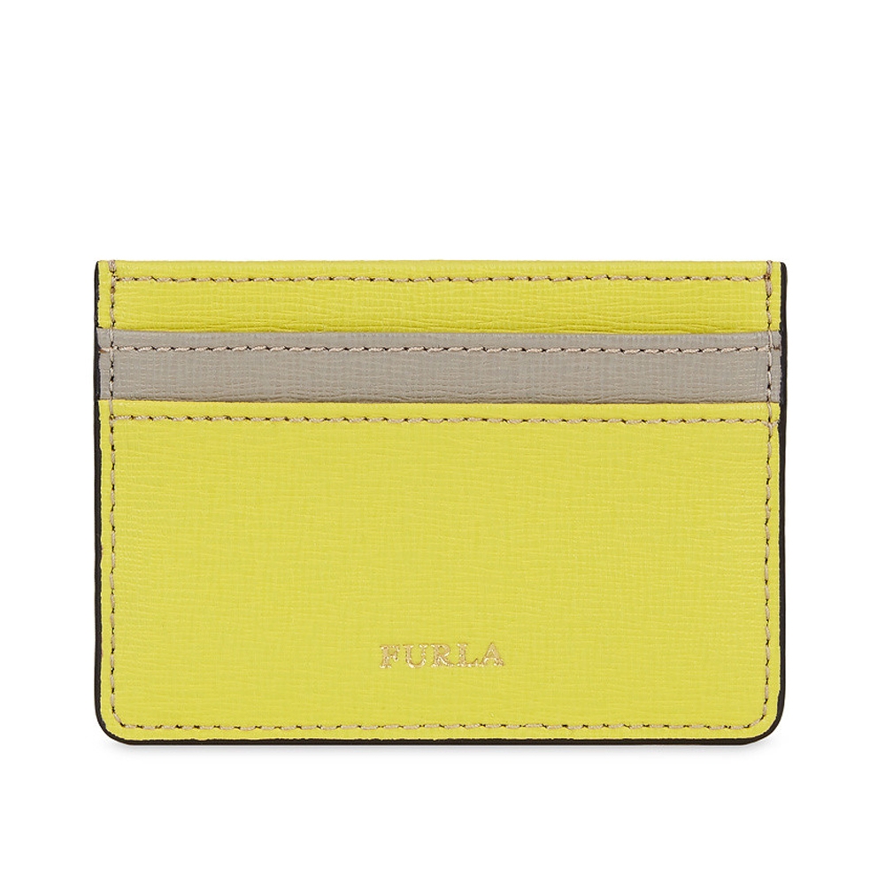 Porta carte Furla BABYLON 1006898 LIME f+SABBIA b