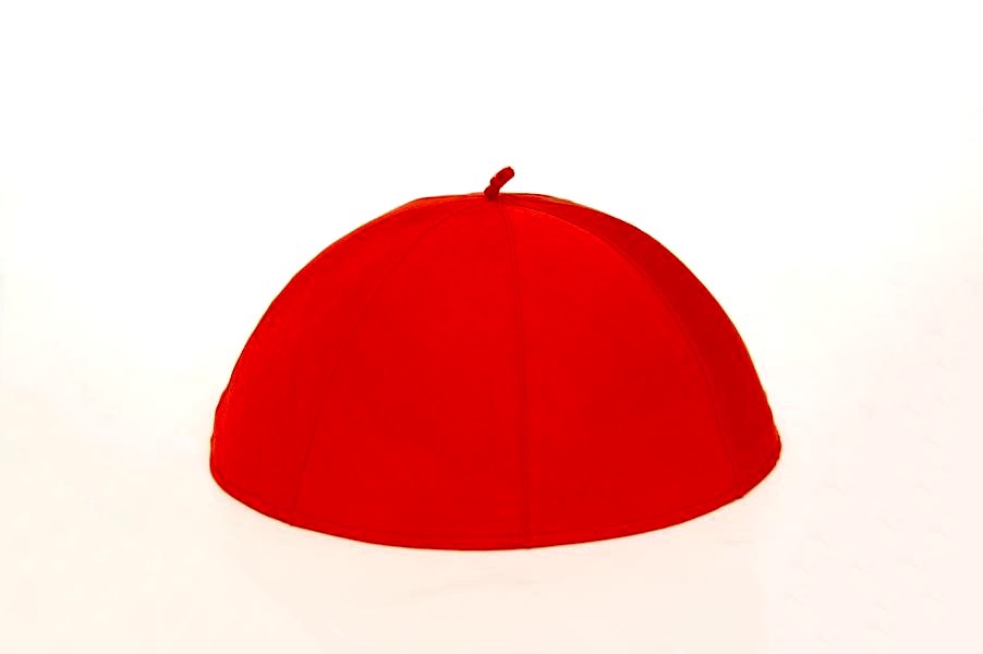 Zucchetto Rosso Patriarchino in Pura Seta