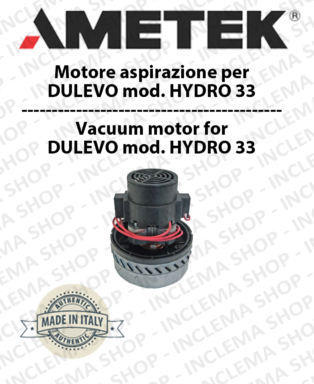 Moteur D'aspiration AMETEK 157981 Neuf - Remplace 063700010 Pour Autolaveuse