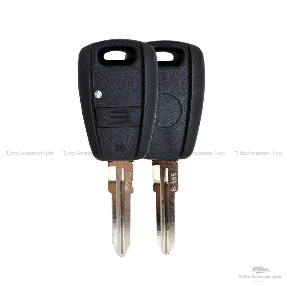 Guscio Chiave Telecomando 1 Tasto Con Lama GT15 Senza Transponder Per Fiat  Punto Panda Doblo Stilo 500 600 Ducato Scudo 