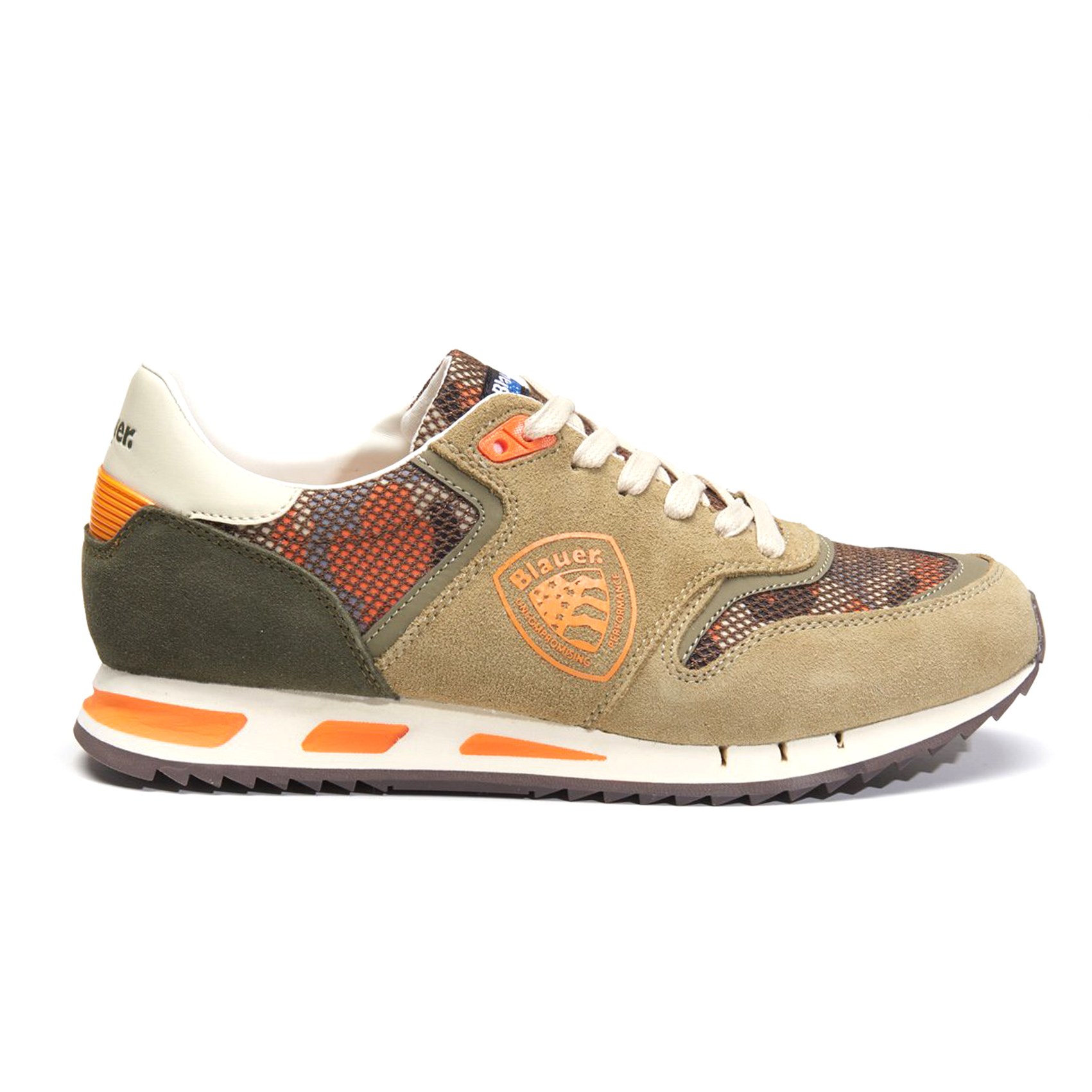 Sneakers militare arancione Blauer DIGIE CALZATURE SNC