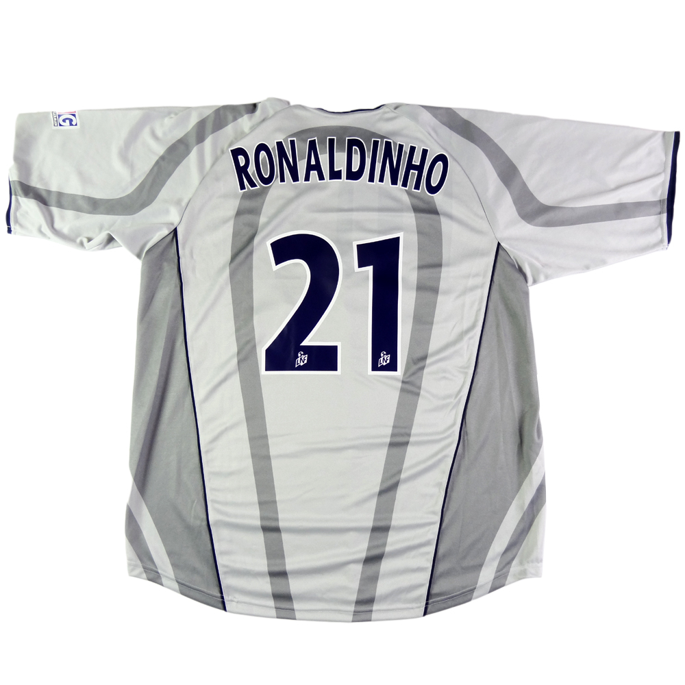 2001-02 Paris Saint-Germain Jersey #21 Ronaldinho Away XXL ...