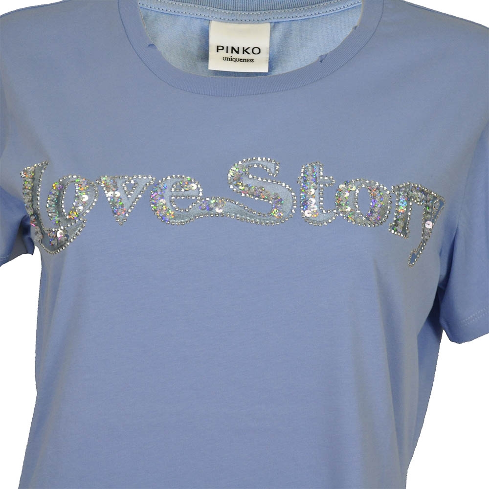 T Shirt Color Carta Da Zucchero Pinko