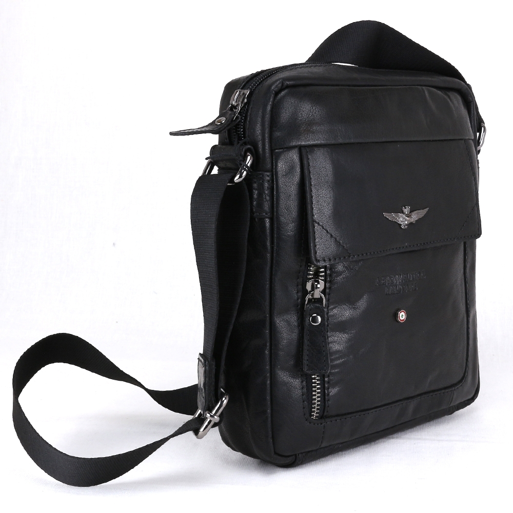 Shoulder bag Aeronautica Militare VINTAGE AM-303 NERO