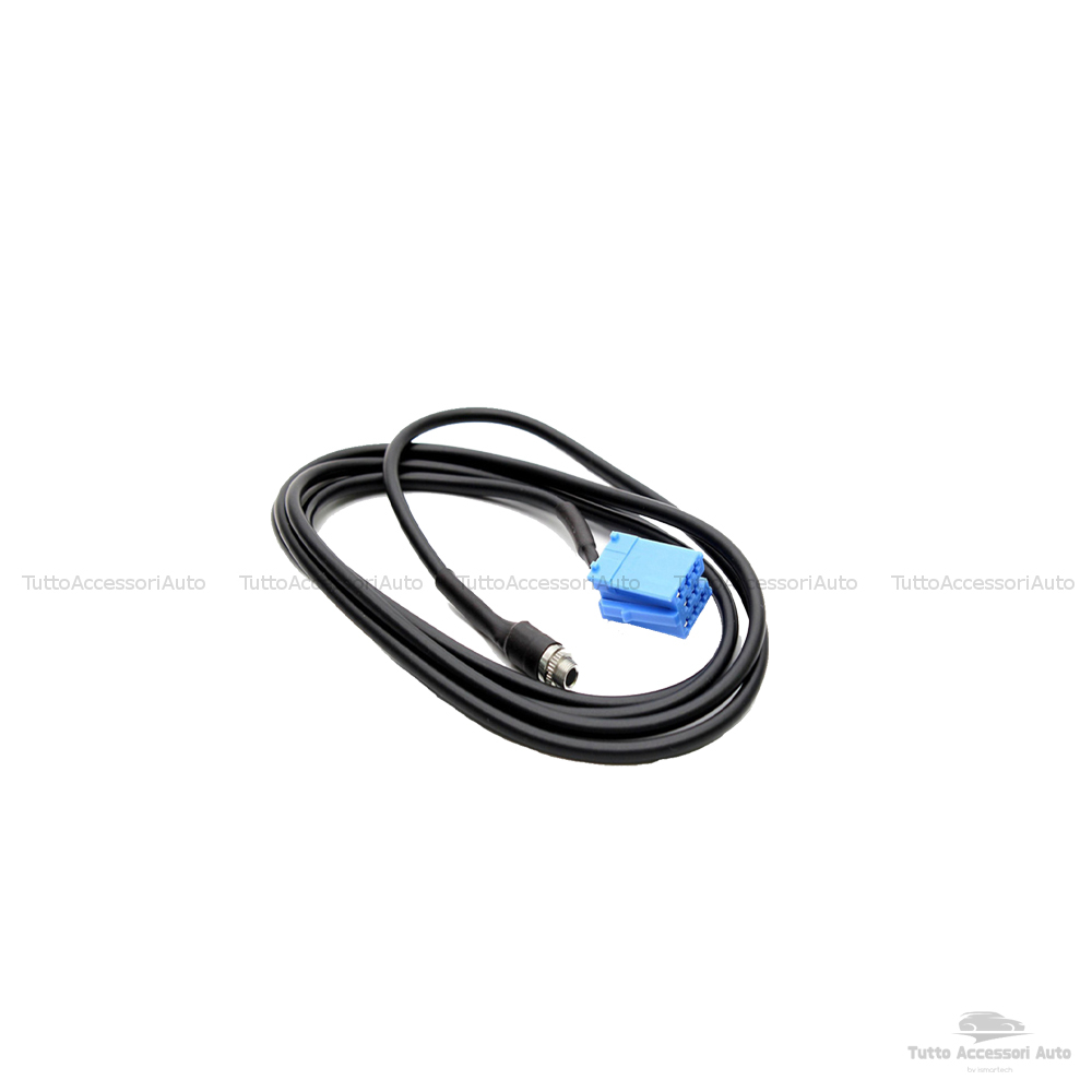 Cavo Aux Audio In Jack Femmina Per Mp3 Smartphone Iphone Auto Fiat Lancia  Autoradio Delphi Grundig Bosch Con ScrittaNo Source Available No Blue&Me + Cavo  Audio Jack Maschio Da 3,5Mm