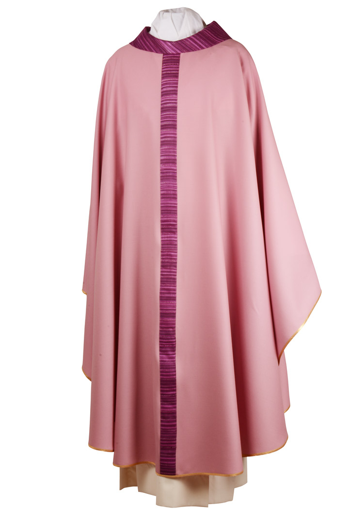 Casula CMB1K-HR Rosa - Pura Lana - Stolone Seta Greggia