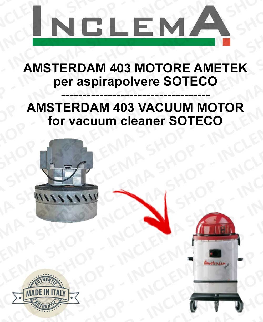 Motore Aspirante LAMB AMETEK 117123-00 Tangenziale 3 Stadi Per Centrali Beam 2100, 2500, SC3500 E - Foto 4