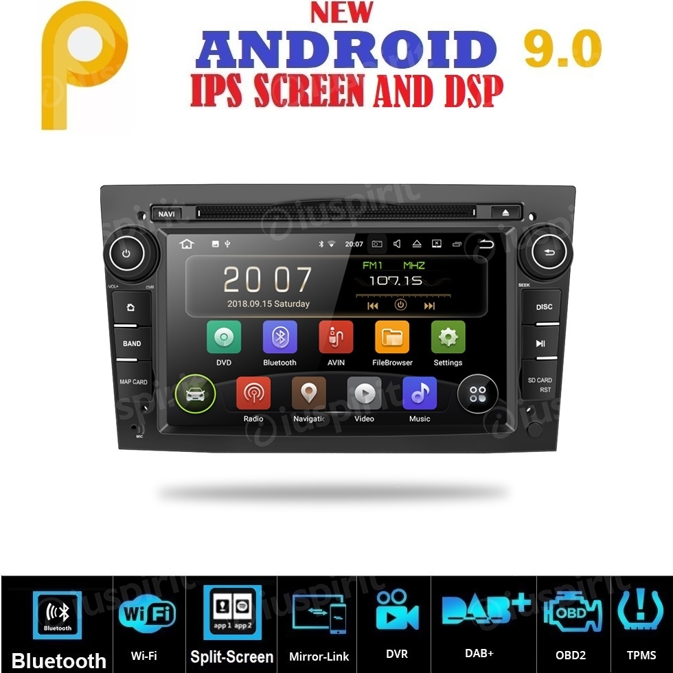Supporta Il Funzionamento Del Volante Usb Sd Rds Dab Argento Car Radio Con Navigatore Per Opel Meriva Corsa Zafira Vivaro Antara 7 Pollici Autoradio 2 Din Bluetooth Vivavoce Elettronica Per Auto Sistemi Audio