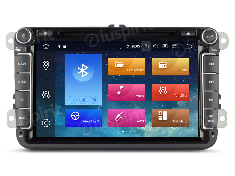 ANDROID autoradio 2 DIN navigatore per VW Golf 6 Golf 5 Passat Tiguan Jetta Polo Touran Caddy