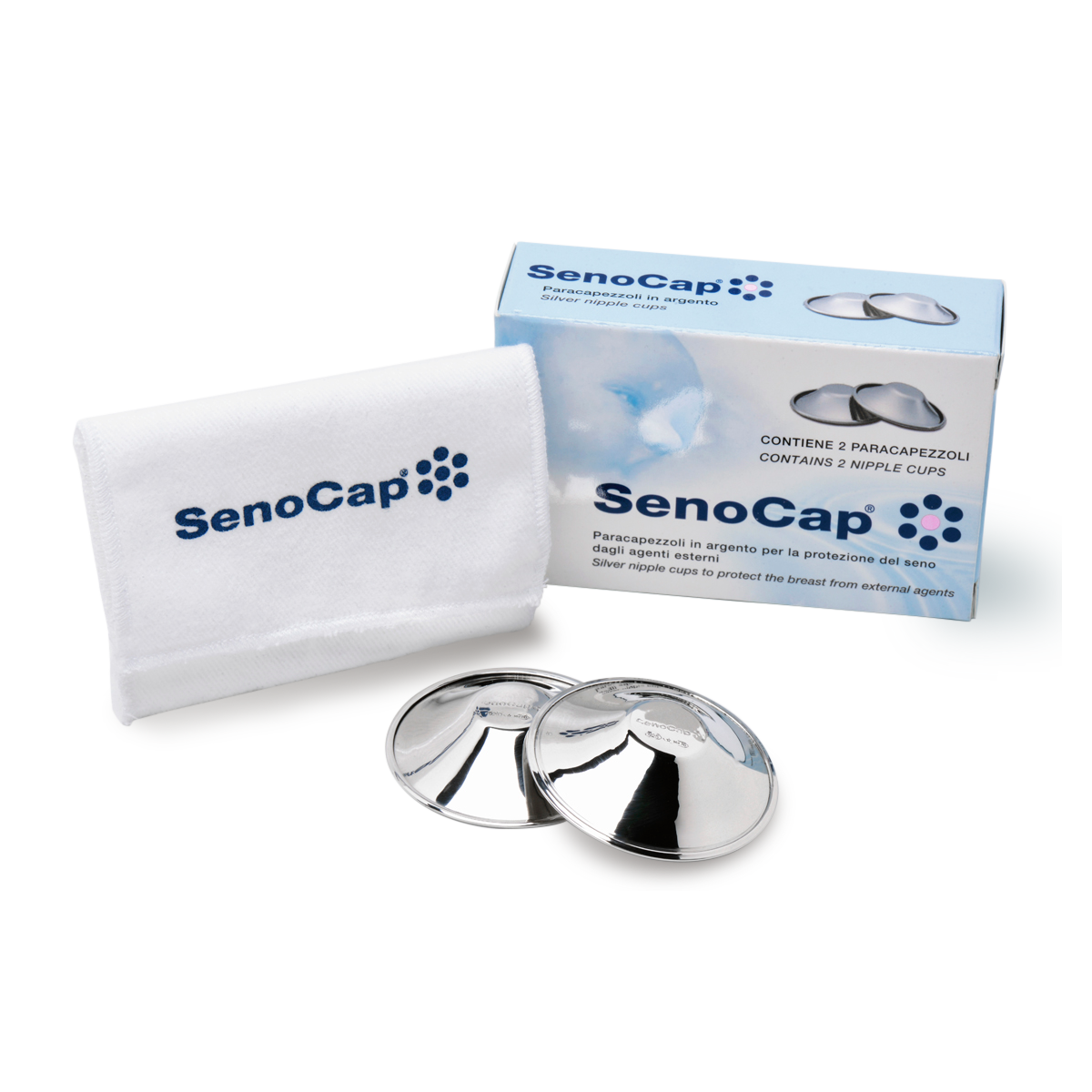925 Sterling Silver Nipple Cups for breastfeeding SenoCap®