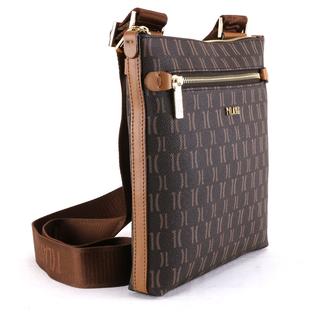 Borsa a tracolla Alviero Martini 1A Classe Monogram B014 9614 500 Dark Brown