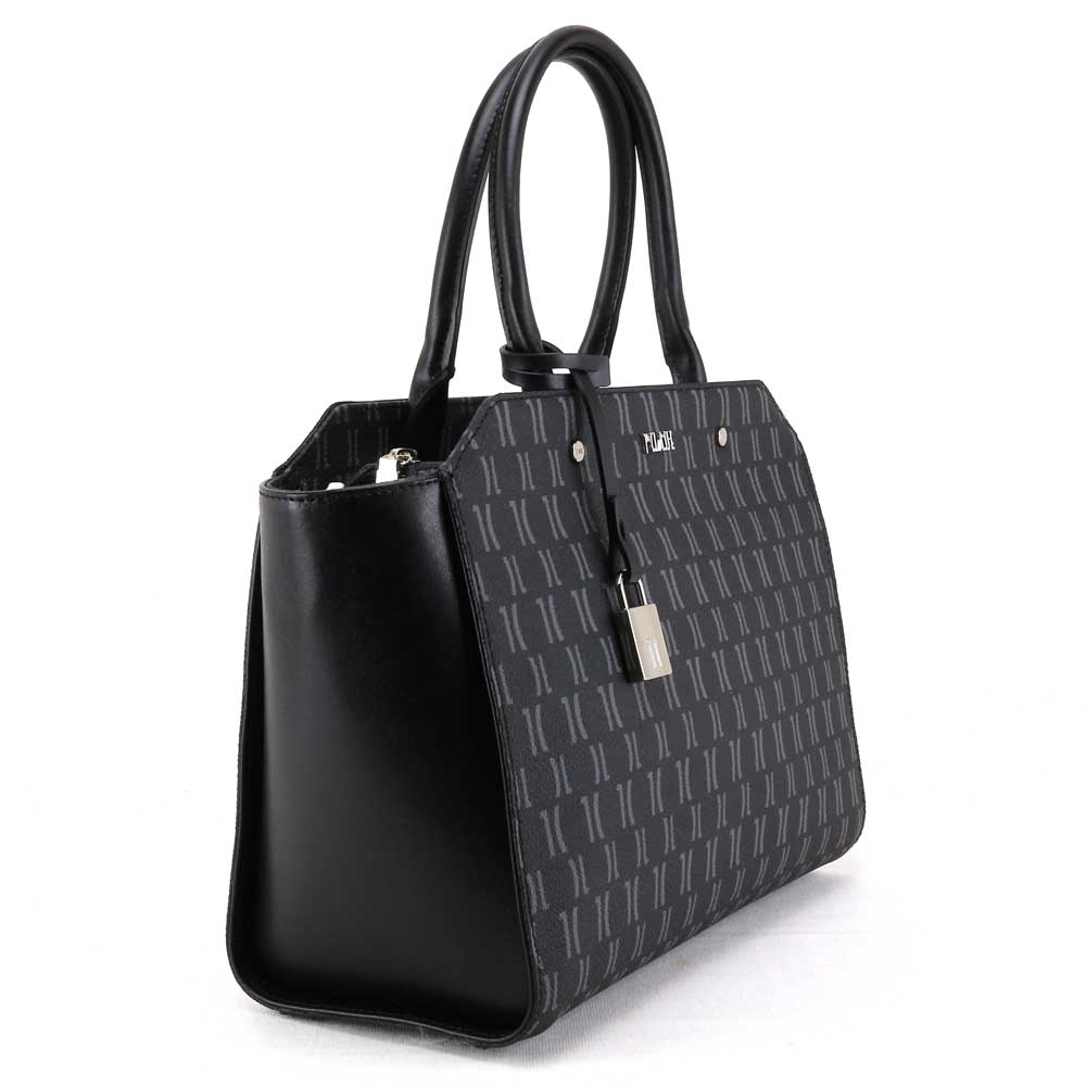 Hand and shoulder bag Alviero Martini 1A Classe Monogram B006 9613 001 Black